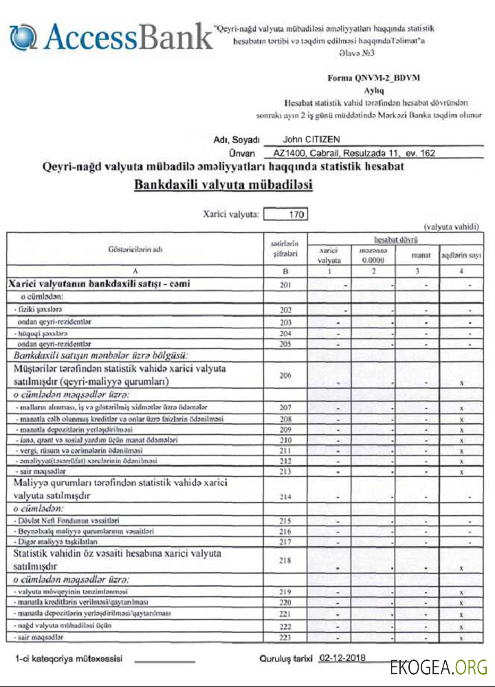 Déclaration d'accès à l'Azerbaïdjan PSD